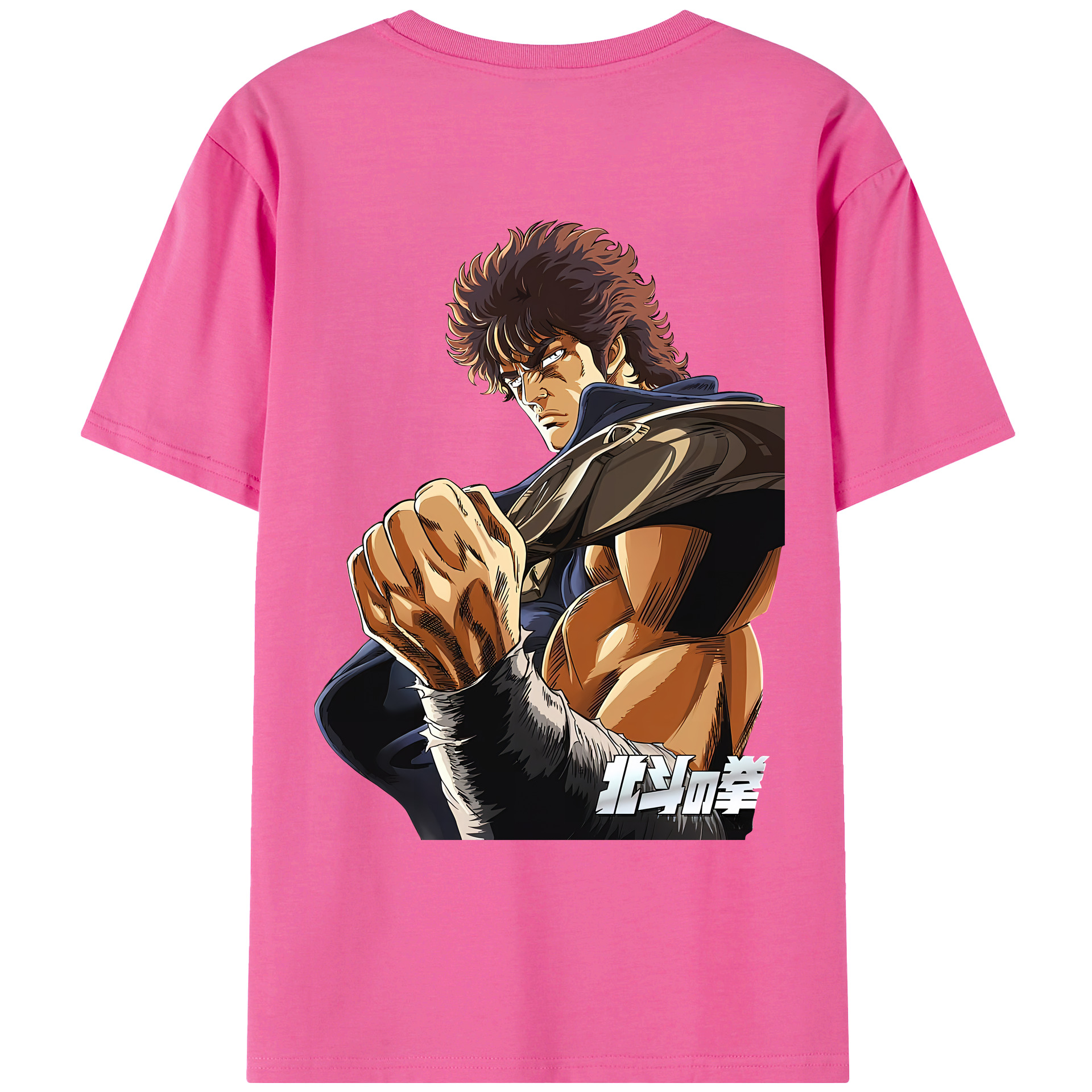 （画像用） 北斗の拳 Fist of the North Star レディース半袖Tシャツ(バックプリント)